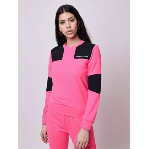 Project X Paris Sweat color-block - Couleur - Fuchsia, Taille - M