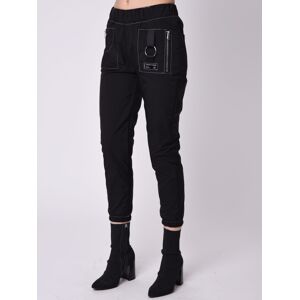 Project X Paris Pantalon avec couture contrastee - Couleur - Noir, Taille - M