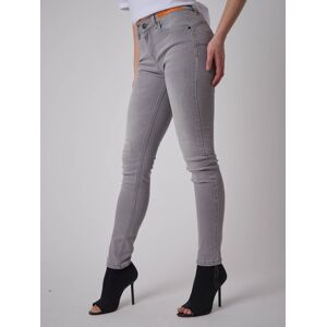 Project X Paris Jean Skinny fit push-up etiquette logo - Couleur - Gris clair, Taille - 34