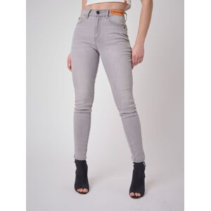 Project X Paris Jean Skinny fit etiquette logo - Couleur - Gris clair, Taille - 34