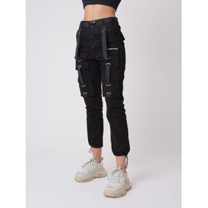 Project X Paris Pantalon a poches et detail sangle - Couleur - Noir, Taille - L