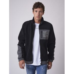 Project X Paris Veste effet laine peau de mouton - Couleur - Noir, Taille - S