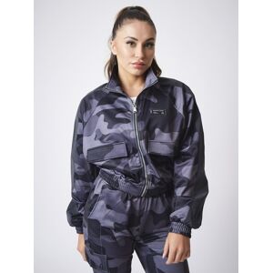 Project X Paris Veste courte motif camouflage - Couleur - Noir, Taille - L