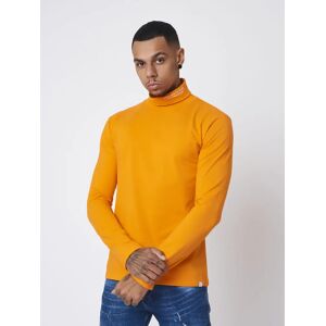 Project X Paris Pull col roule avec broderie - Couleur - Orange, Taille - XL