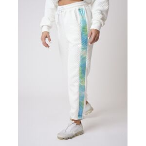 Project X Paris Pantalon texture relief et bande degrade - Couleur - Blanc, Taille - M