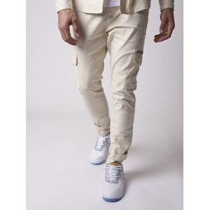 Project X Paris Pantalon style cargo basic - Couleur - Ivoire, Taille - M