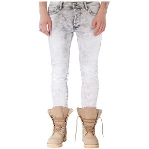 Project X Paris Jeans delave slim 88169950 - Couleur - Gris clair, Taille - 32