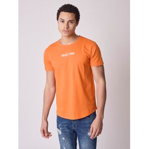 Project X Paris Tee-shirt basic broderie logo - Couleur - Orange, Taille - XS