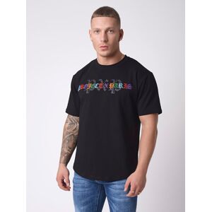 Project X Paris Tee-shirt style gothique colore - Couleur - Noir, Taille - S