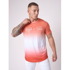 Project X Paris Tee-Shirt impression degrade delave - Couleur - Orange, Taille - L