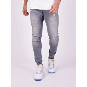 Project X Paris Jean skinny gris delave - Couleur - Gris clair, Taille - 31