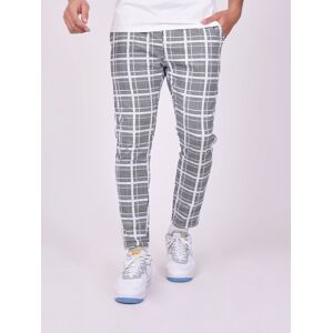 Project X Paris Pantalon slim motif carreaux - Couleur - Noir, Taille - L