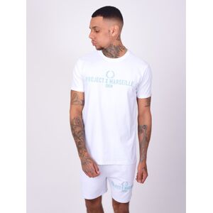 Project X Paris Tee-shirt logo Project X Marseille Crew - Couleur - Blanc, Taille - L