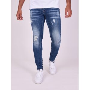 Project X Paris Jean delave skinny fit - Couleur - Bleu, Taille - 33