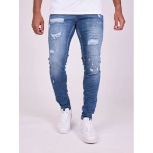 Project X Paris Jean skinny effet use - Couleur - Bleu clair, Taille - 34