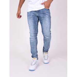 Project X Paris Jean slim effet use - Couleur - Bleu, Taille - 30