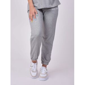 Project X Paris Bas de jogging basic broderie logo Couleur Gris clair Taille L