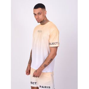 Project X Paris Tee-shirt delave avec embossage - Couleur - Jaune, Taille - S