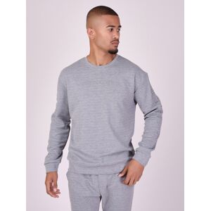 Project X Paris Sweat col rond logo relief basic - Couleur - Gris clair, Taille - M