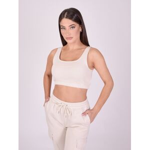 Project X Paris Top bretelle large basic - Couleur - Ivoire, Taille - L