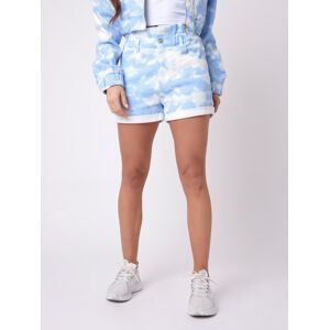 Project X Paris Short court motif nuages - Couleur - Bleu Ciel, Taille - XS