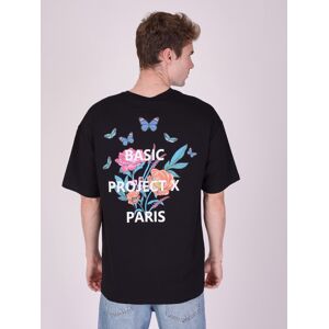 Project X Paris Tee-shirt oversize floral - Couleur - Noir, Taille - M