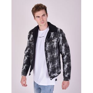 Project X Paris Blouson texture col effet laine - Couleur - Noir, Taille - M