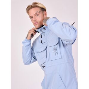 Project X Paris Veste enfilable detail elastique - Couleur - Bleu Ciel, Taille - S