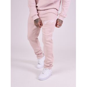 Project X Paris Bas de Jogging basic full logo broderie - Couleur - Rose poudre, Taille - L