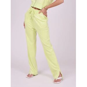 Project X Paris Pantalon ample en velours - Couleur - Jaune fluo, Taille - M