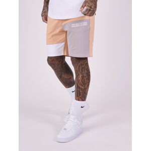 Project X Paris Short effet color block - Couleur - Beige, Taille - XL