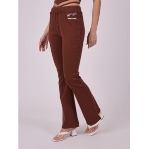 Project X Paris Pantalon flare a laniere - Couleur - Marron, Taille - XS