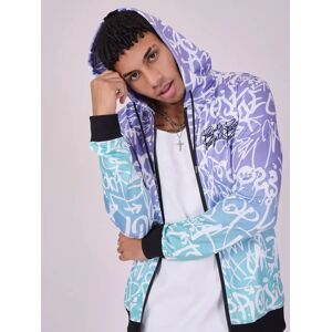 Project X Paris Veste graffiti degrade - Couleur - Violet, Taille - L