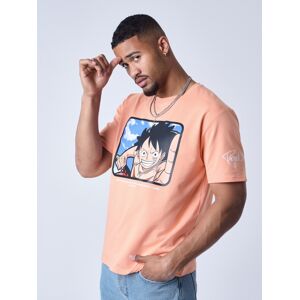 Project X Paris Tee-shirt One Piece Luffy - Couleur - Peche, Taille - M