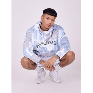 Project X Paris Sweat a capuche avec motif bandana - Couleur - Blanc, Taille - L