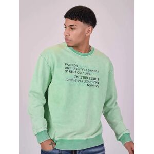 Project X Paris Sweatshirt oversize delave - Couleur - Jade, Taille - XL