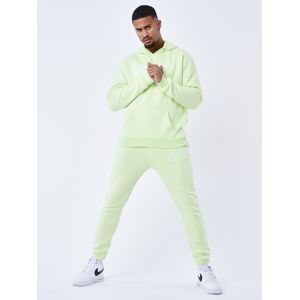 Project X Paris Bas de Jogging basic full logo broderie - Couleur - Jaune fluo, Taille - L