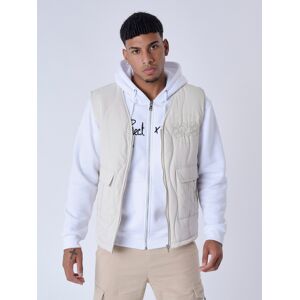 Project X Paris Gilet sans manche matelassage vague - Couleur - Ivoire, Taille - M