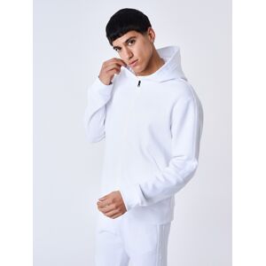 Project X Paris Sweat a capuche zippe uni - Couleur - Blanc, Taille - M