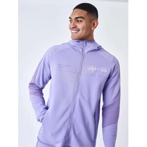 Project X Paris Sweat a capuche zippe two tone - Couleur - Lilas, Taille - S