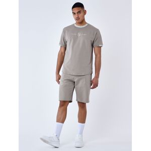 Project X Paris Short uni avec bande logo - Couleur - Taupe, Taille - S