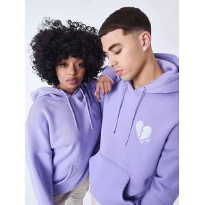 Project X Paris Sweat a Capuche c?ur brise - Couleur - Mauve, Taille - XL