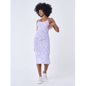 Project X Paris Robe a bretelle effet ecume - Couleur - Lilas, Taille - XS