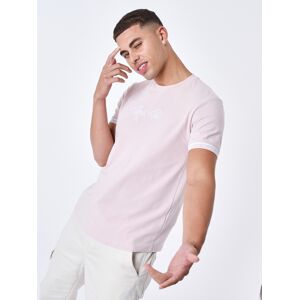 Project X Paris Tee shirt logo brode en relief - Couleur - Rose poudre, Taille - XS