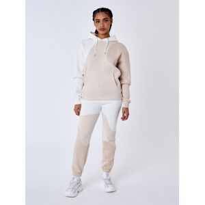 Project X Paris Sweat a capuche tricolore type vague - Couleur - Beige, Taille - L