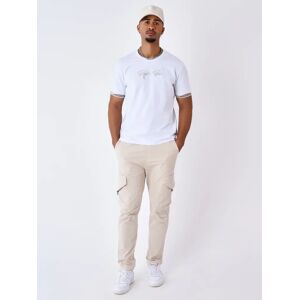 Project X Paris Tee shirt Classique bord-côte wavy - Couleur - Blanc, Taille - M