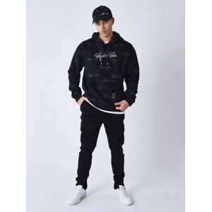 Project X Paris Sweat a capuche imprime signature all over - Couleur - Noir, Taille - S