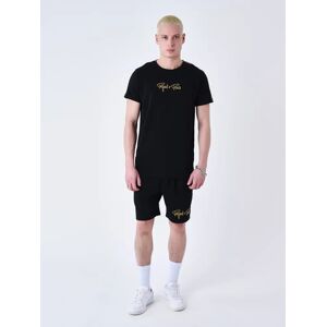 Project X Paris Short classique Bandes brode cote - Couleur - Noir, Taille - L