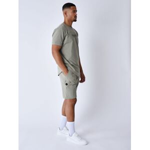 Project X Paris Short technique a decoupes - Couleur - Olive, Taille - L