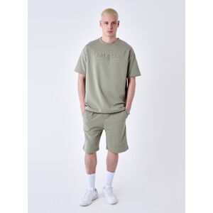 Project X Paris Short classique brode - Couleur - Olive, Taille - M